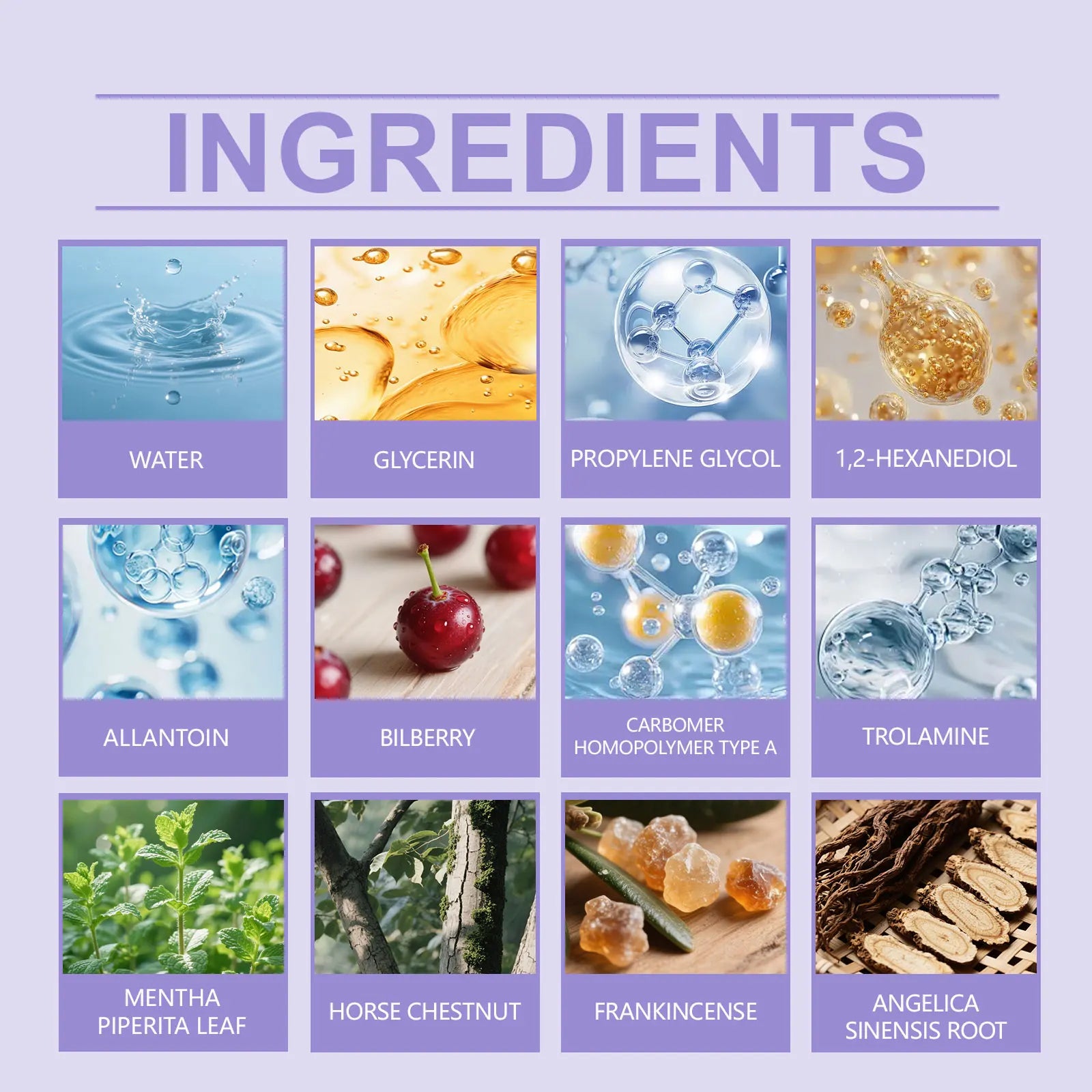 Leg Edema Relief Gel