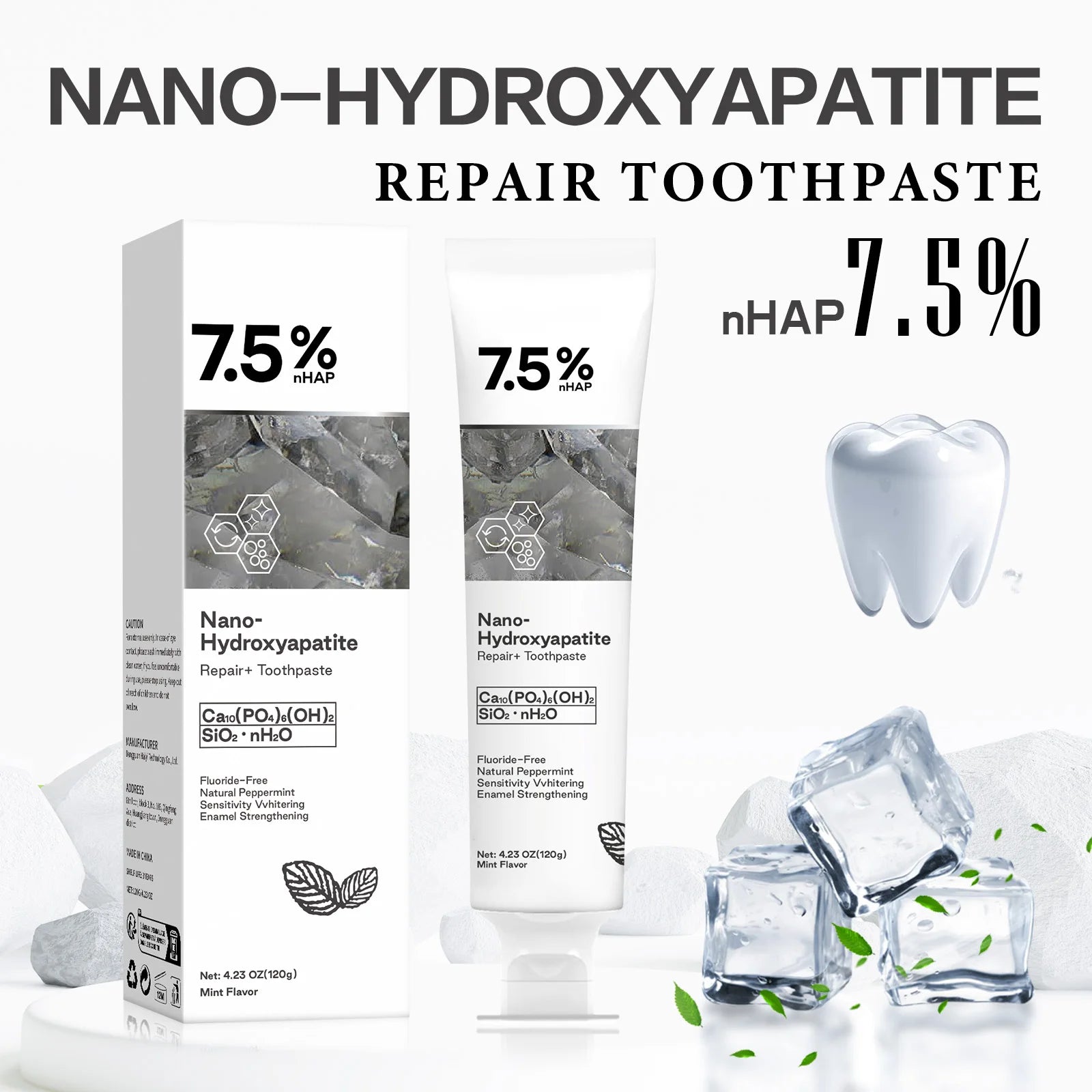 120g Nano Hydroxyapatite Toothpaste Remover